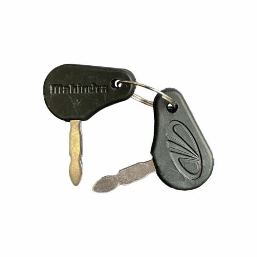 GENUINE OEM IGNITION KEY WITH OEM LOGO FOR MAHINDRA TRACTOR (005555207R1)